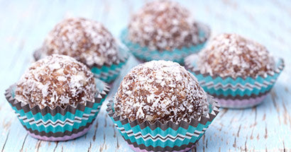Moringakugler med chokolade