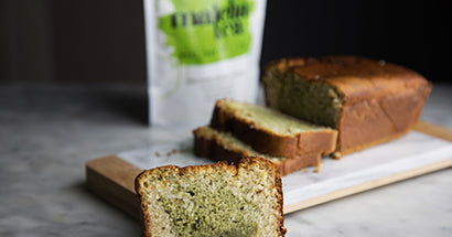 Matcha Kage med æggehvider