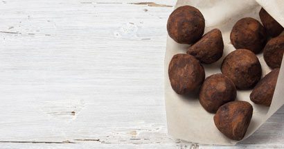 Spirulina Chokoladetrøfler