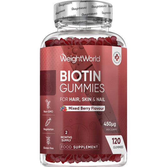Biotin Vingummier 450 mcg