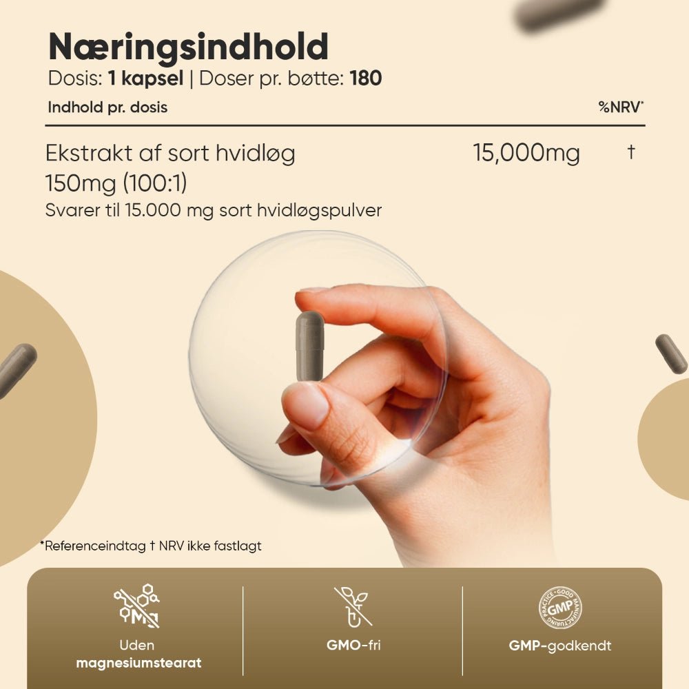 Sort Hvidløg 15000 mg