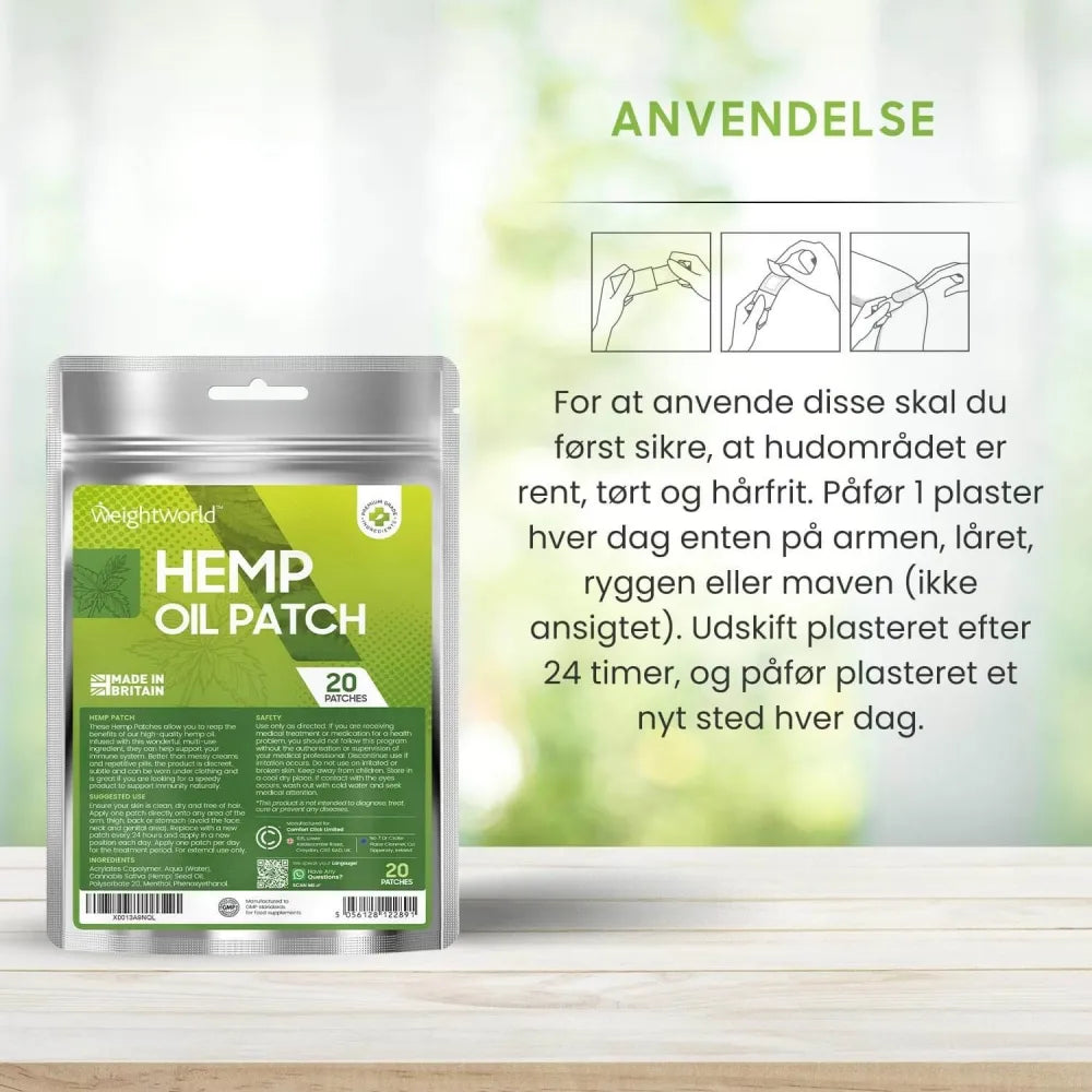 Hampefrøolie Plastre