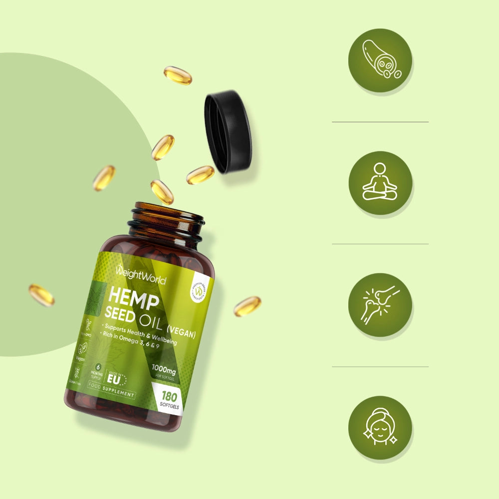 Hampefrøolie 1000mg