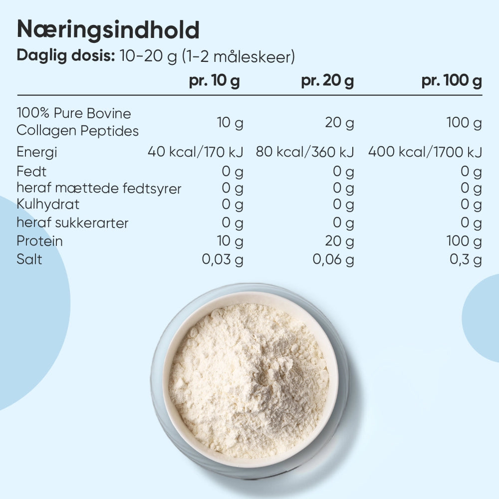 Hydrolyseret Kollagenpulver 500 g