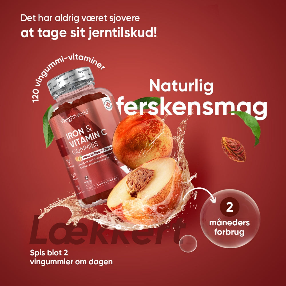 Jern & C-Vitamin Vingummier