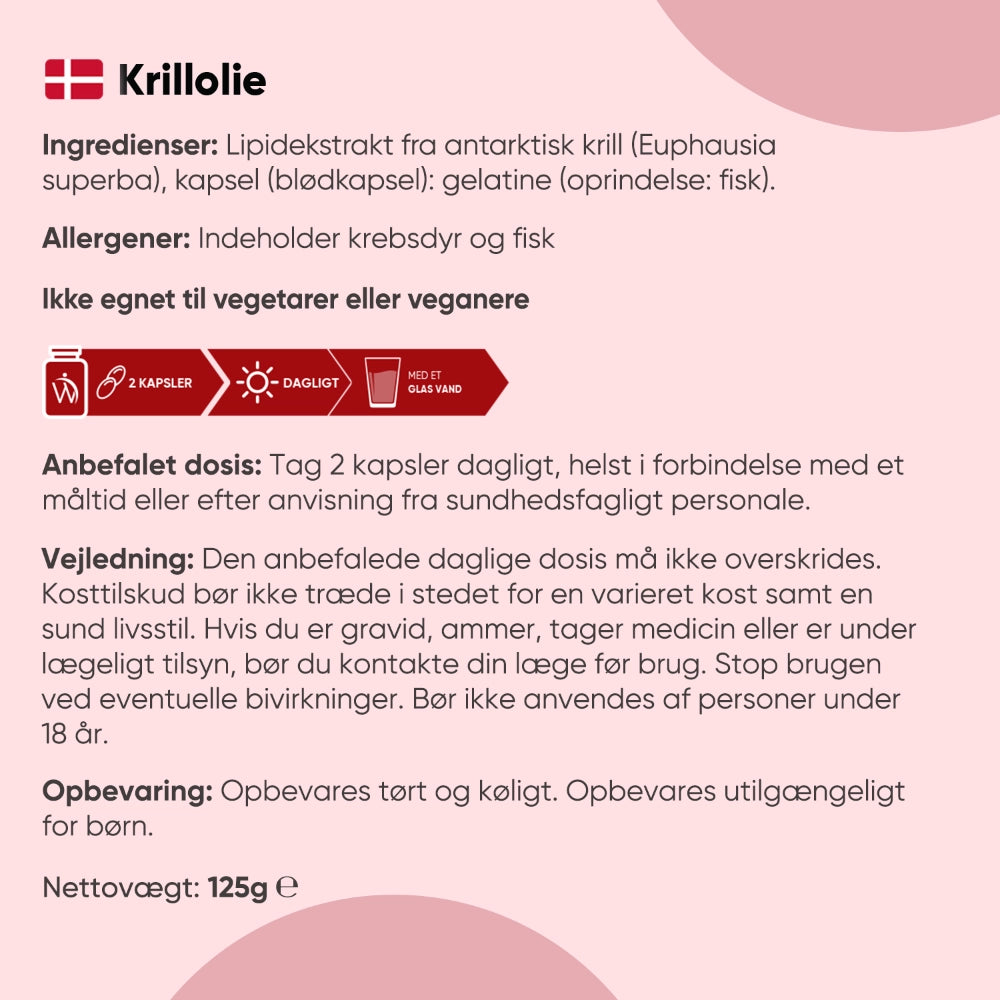 Krillolie 1200mg