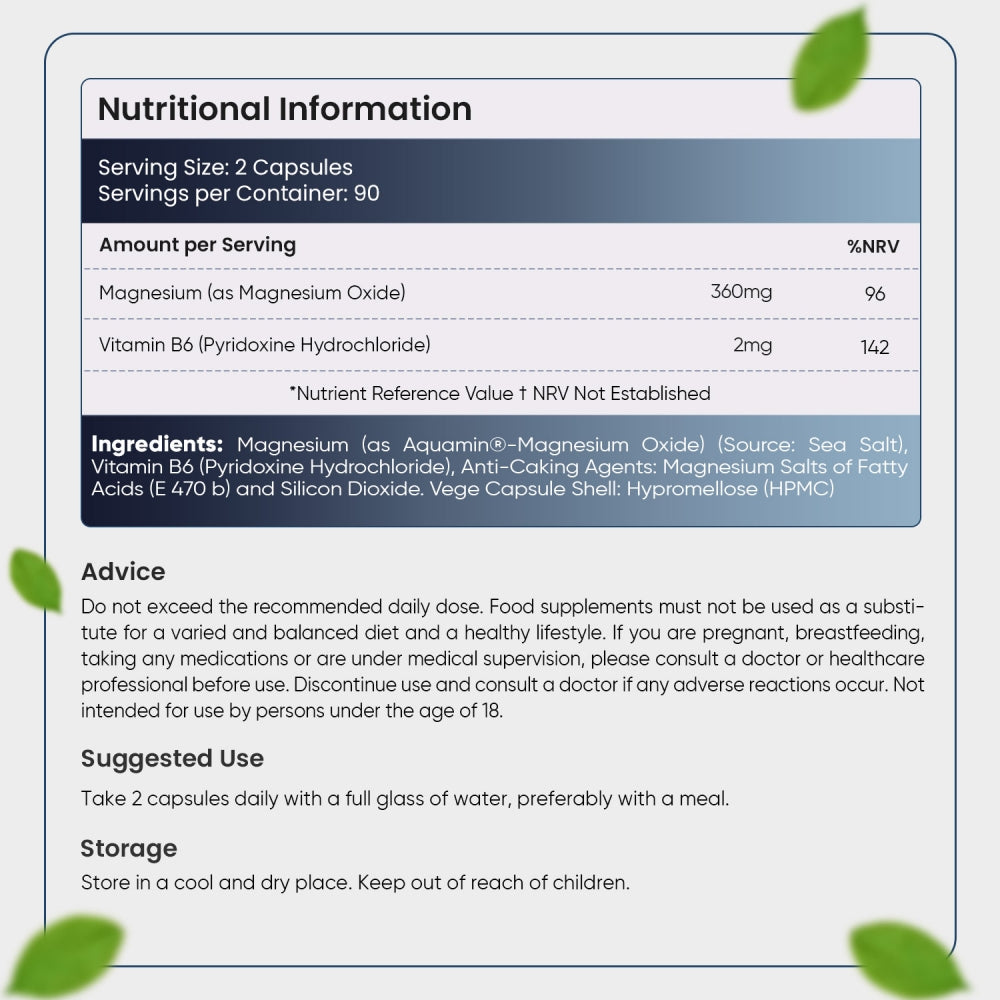 Marine Magnesium + B6-Vitamin