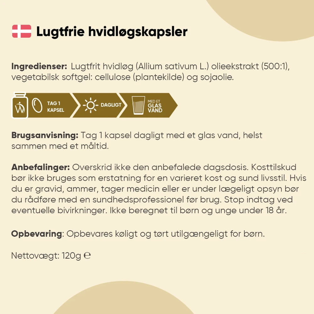 Hvidløgspiller 15000 mg