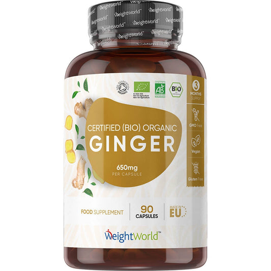 Økologisk ingefær 650 mg