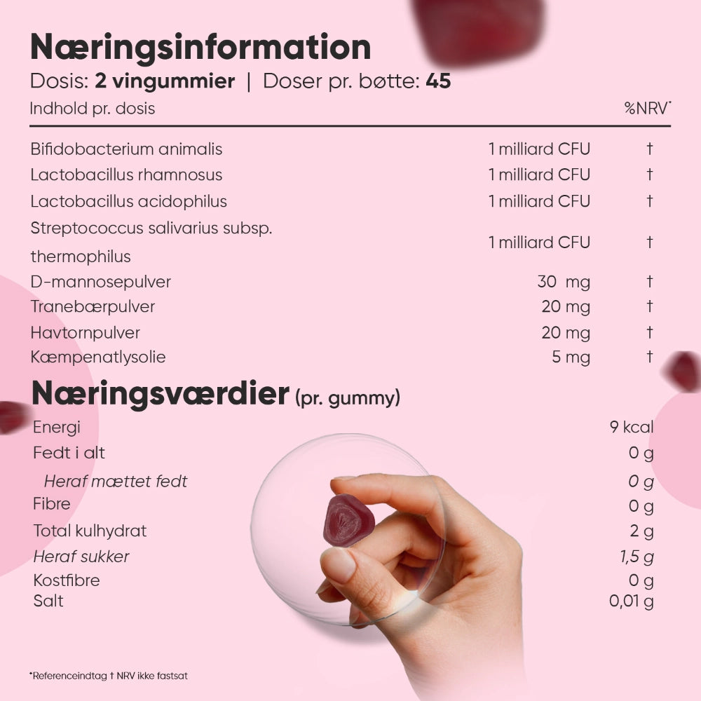 Probiotika Gummies til Kvinder