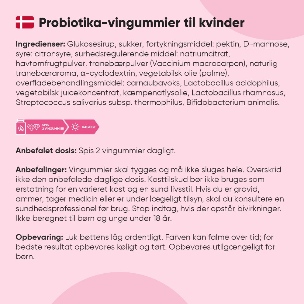 Probiotika Gummies til Kvinder