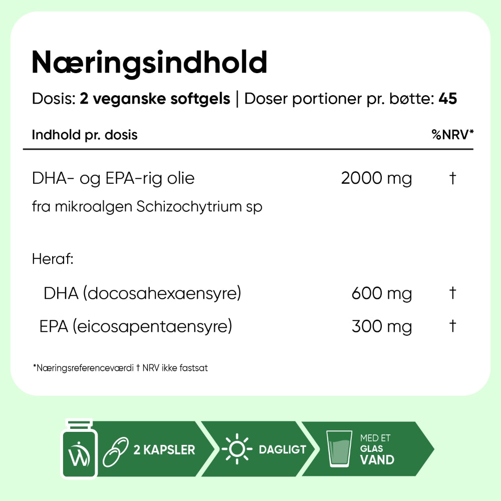 Vegansk omega-3 2000mg