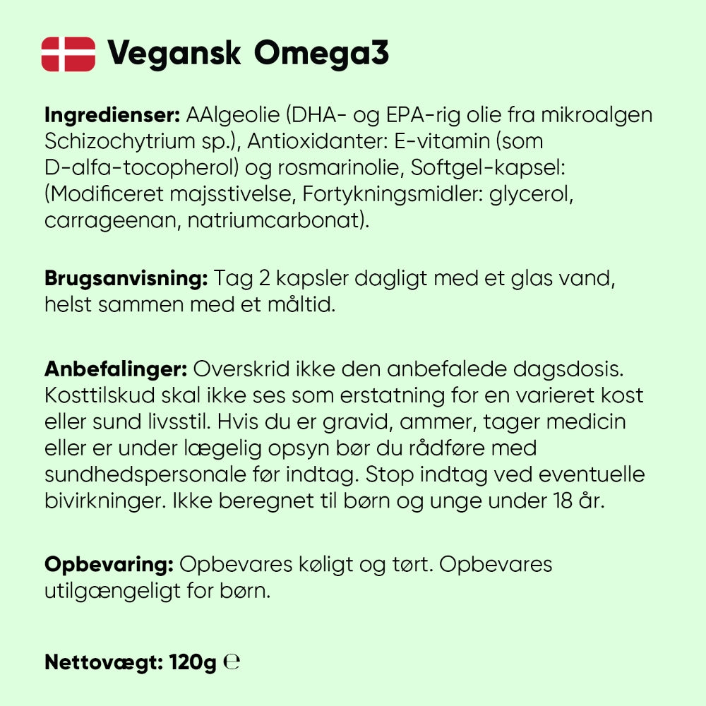 Vegansk omega-3 2000mg