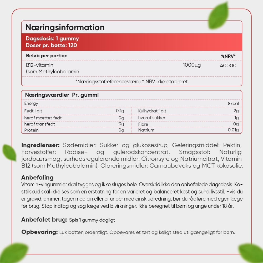 B12-Vitamin Vingummier