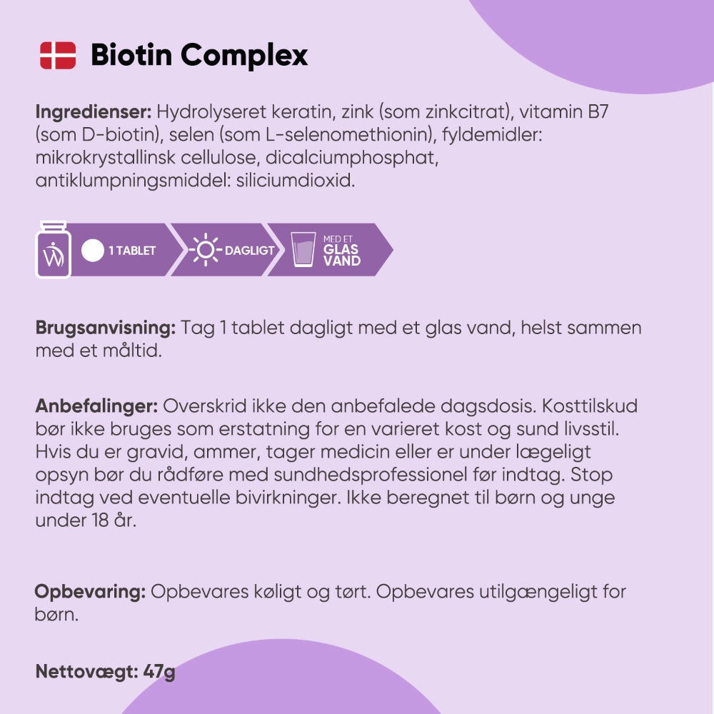 Biotin Complex 450 mcg