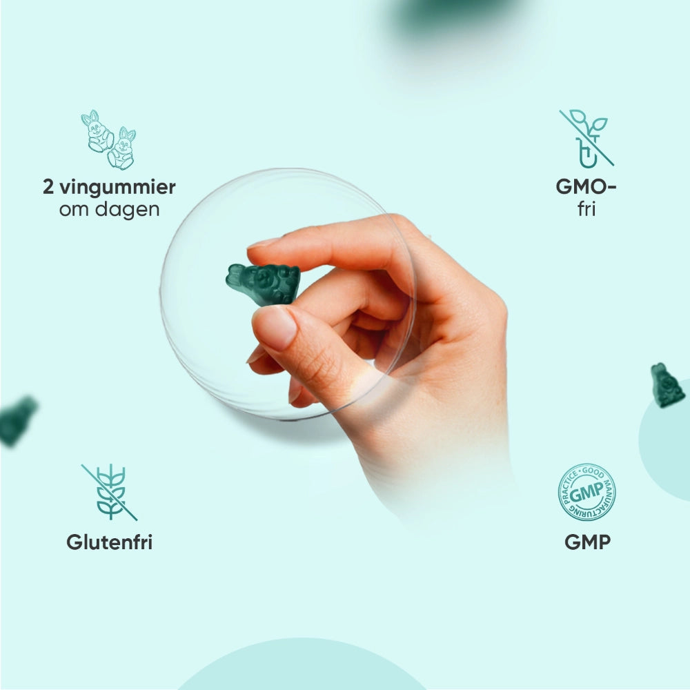 Biotin Vingummier 5000 mcg