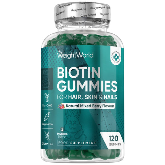 Biotin Vingummier 5000 mcg