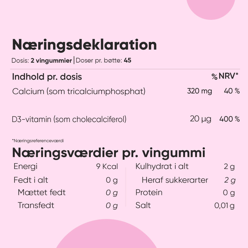 Kalk + D3-vitamin til børn