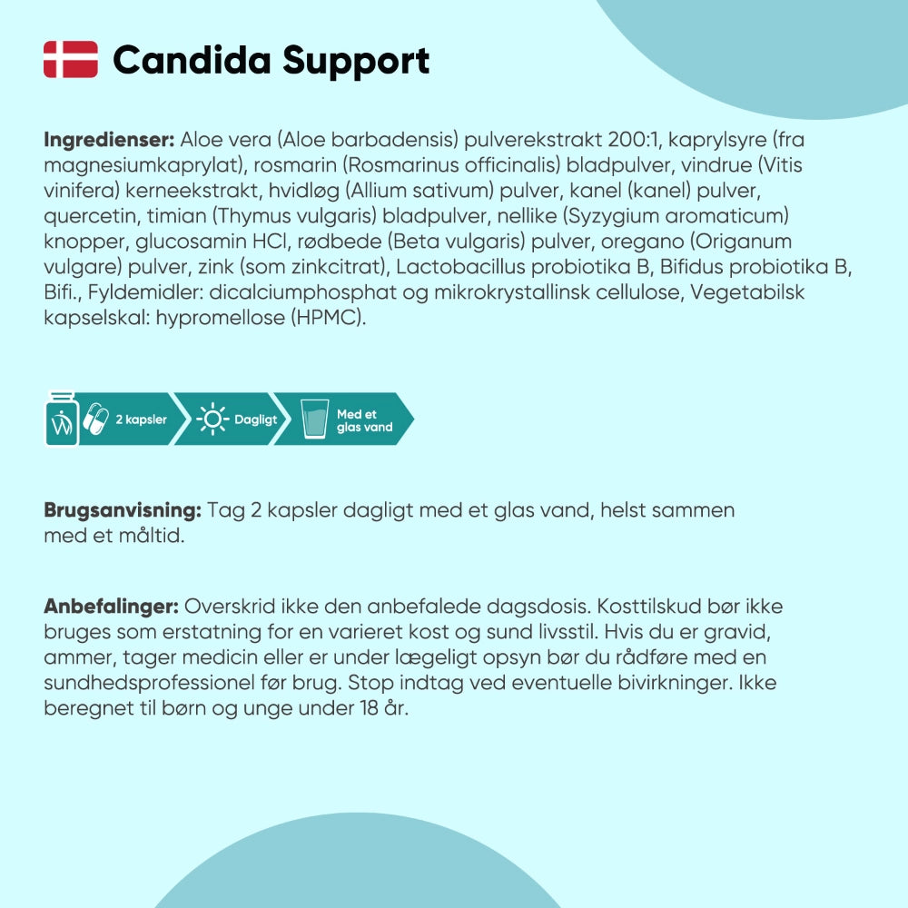 Candida Support med Probiotika