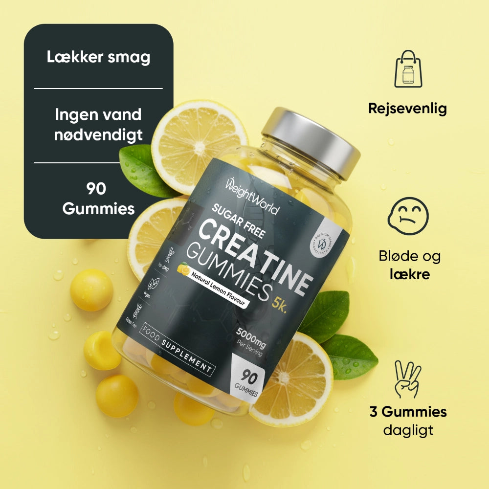 Kreatin Vingummier 5000 mg