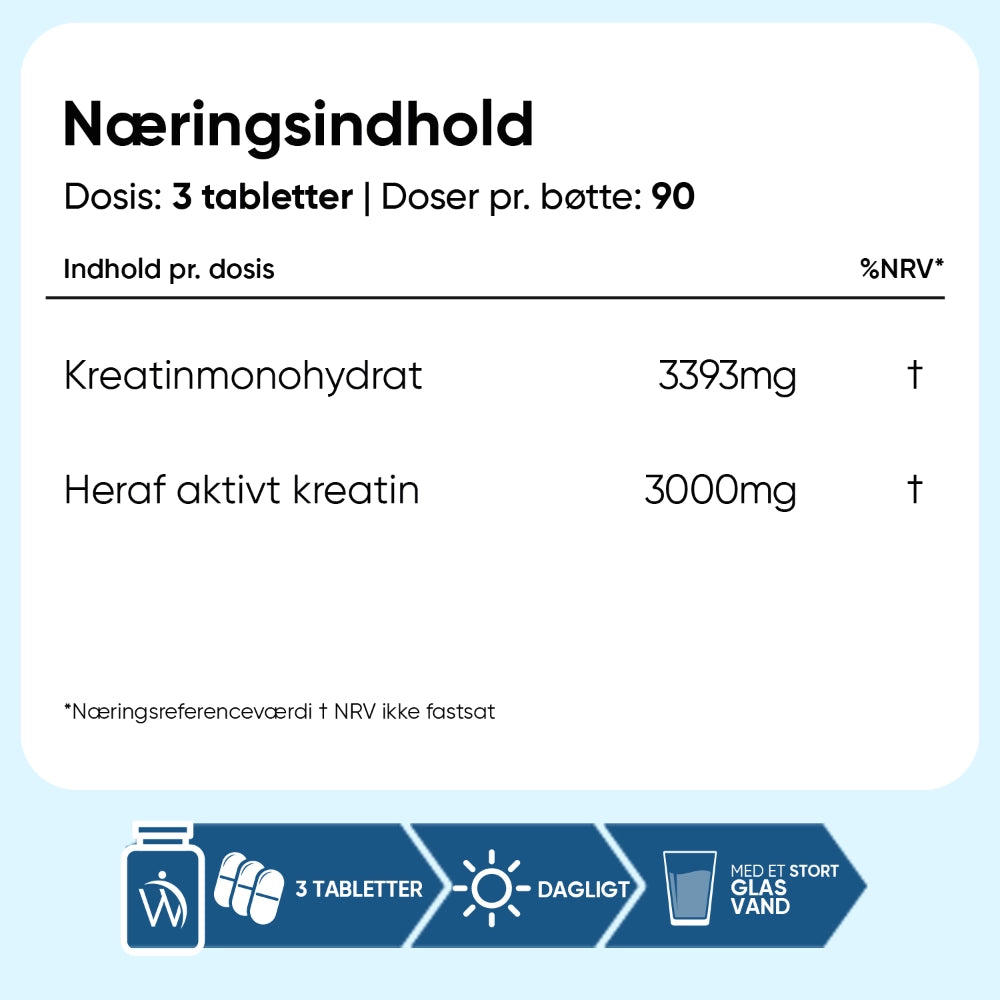Kreatin Monohydrat 3000mg