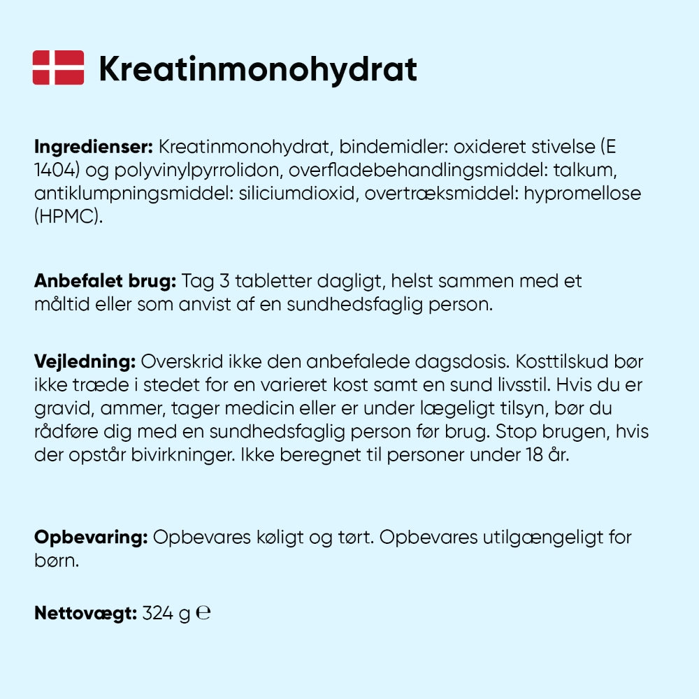 Kreatin Monohydrat 3000mg