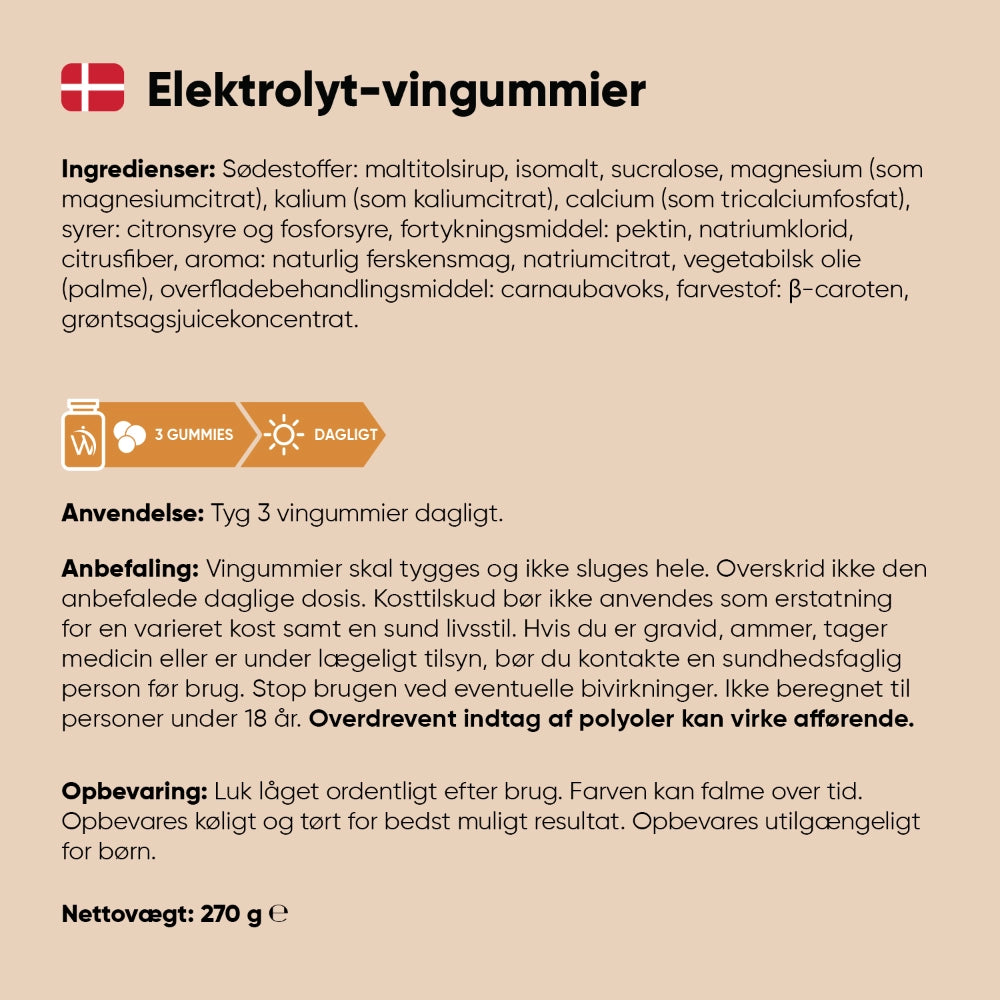 Sukkerfri Elektrolytter 448mg