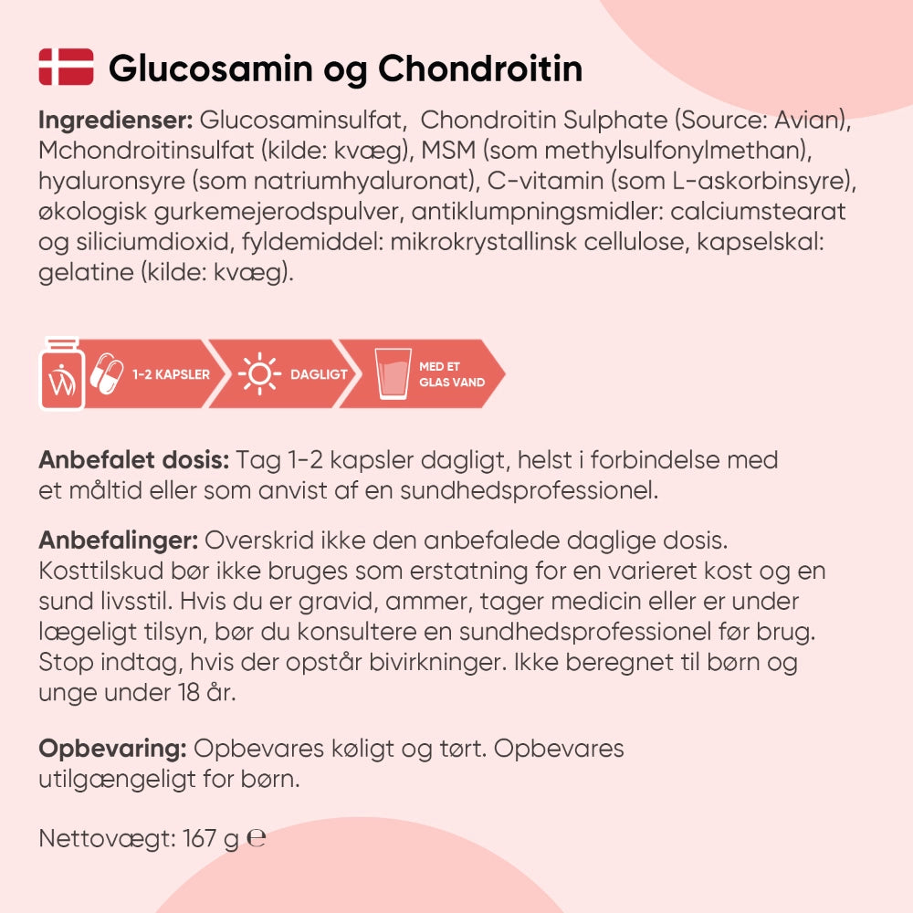 Glucosamin, Chondroitin & MSM