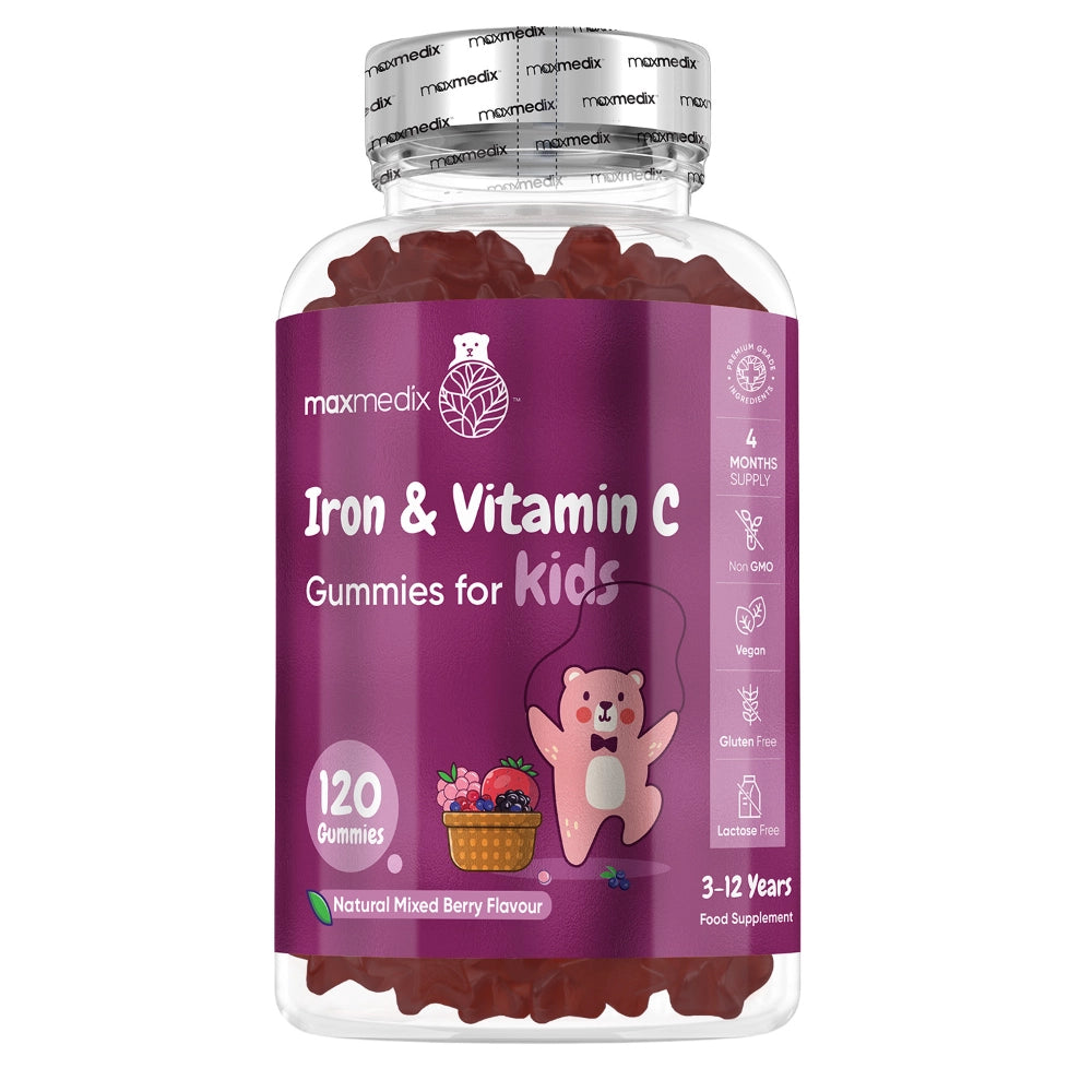 Jern + C-vitamin-vingummier til børn