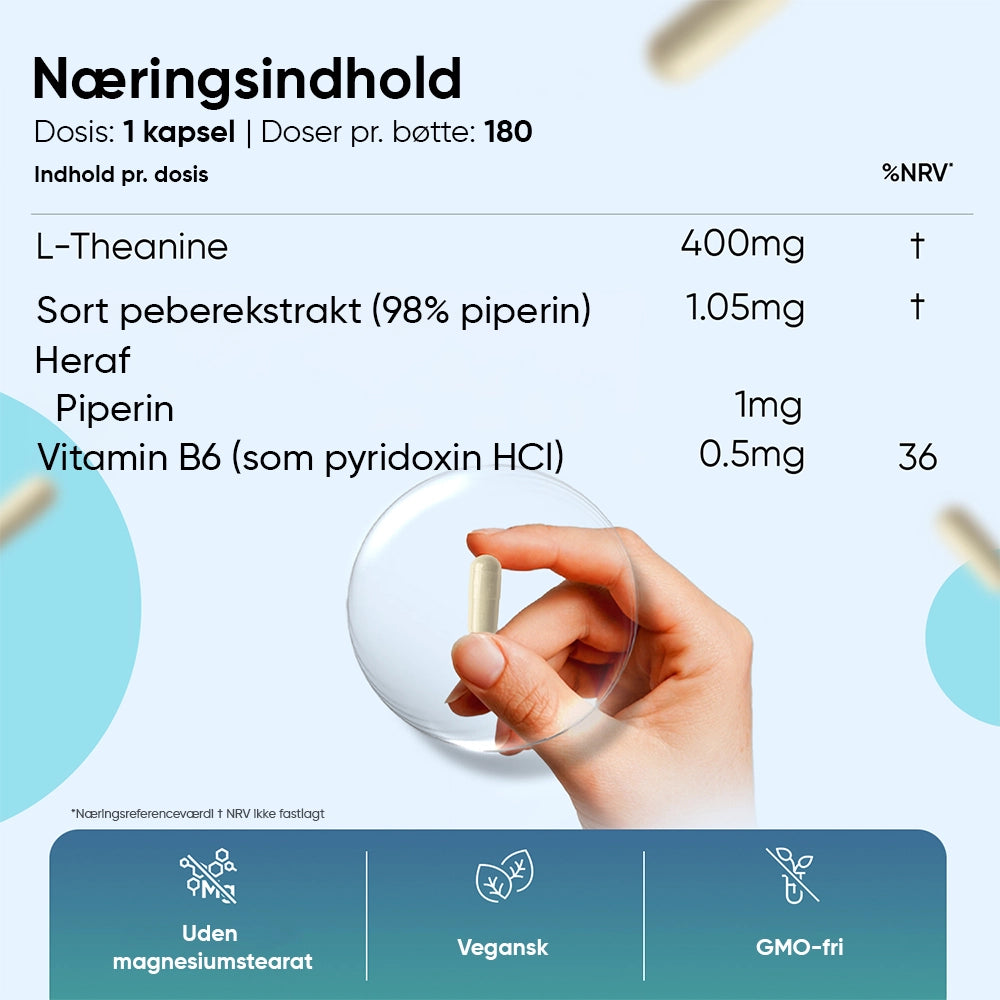 L-Theanine med B6-vitamin 400mg