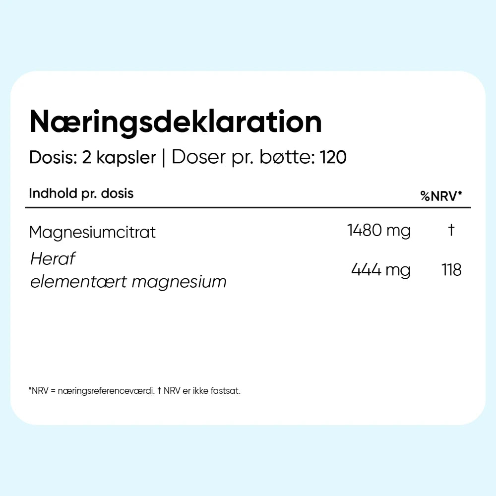 Magnesiumcitrat 444 mg