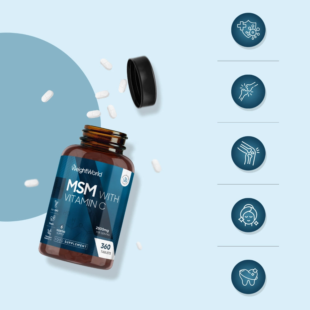 MSM med C-vitamin 2500 mg