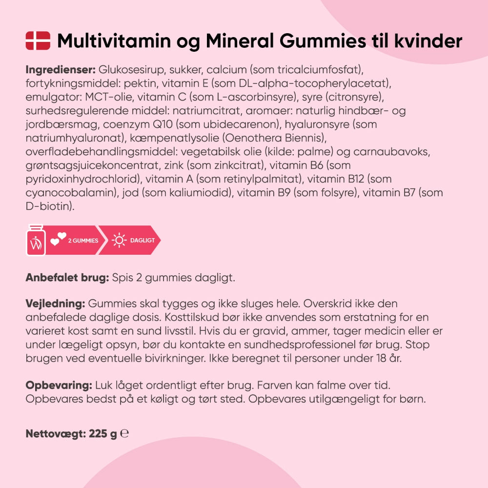 Multivitamin Vingummier til kvinder