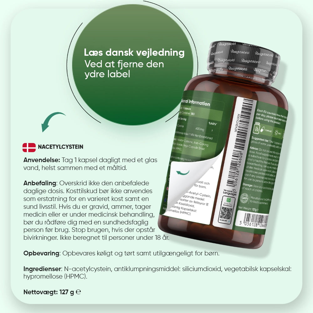 NAC (cystein) 600 mg