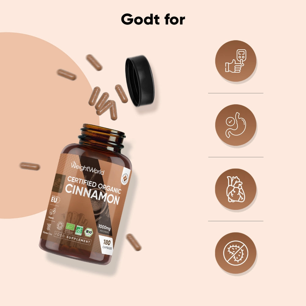 Økologisk Kanel 1000mg