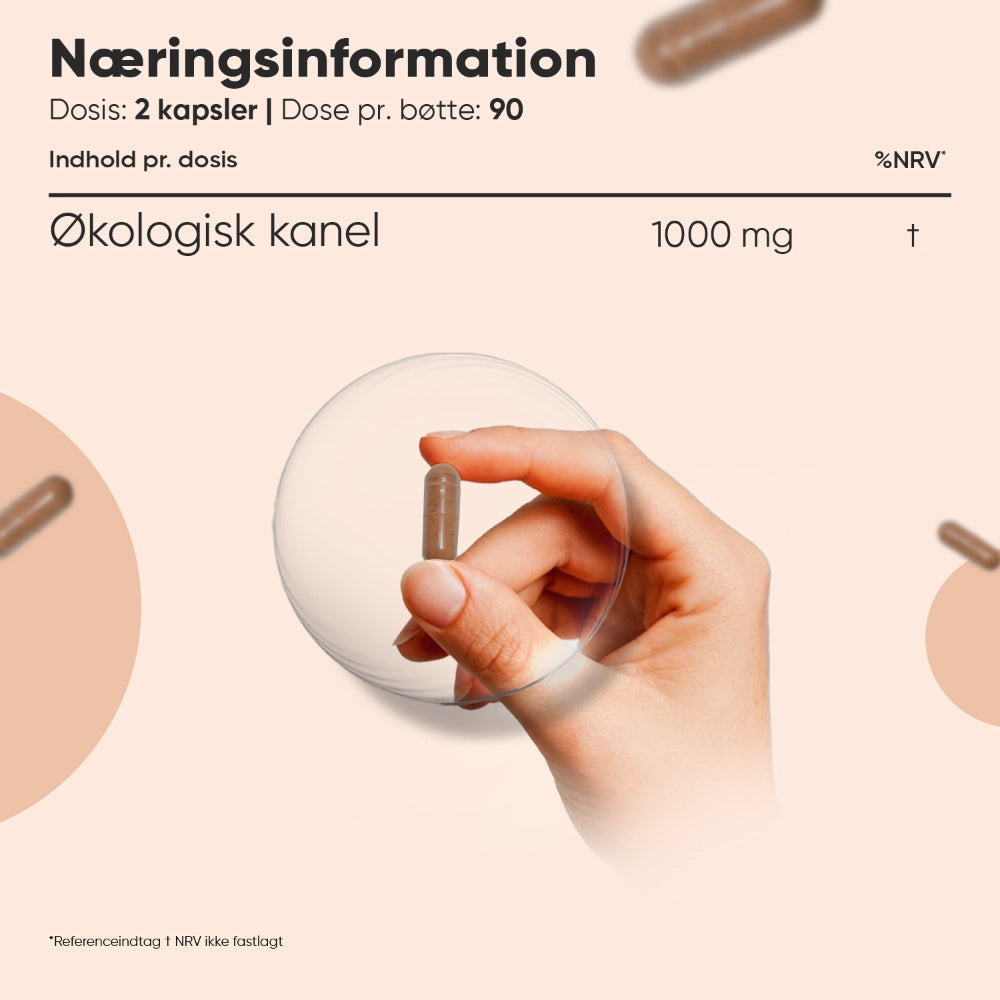 Økologisk Kanel 1000mg