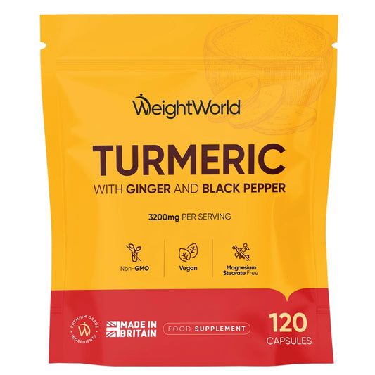 Gurkemeje m. ingefær og sort peber 3200mg