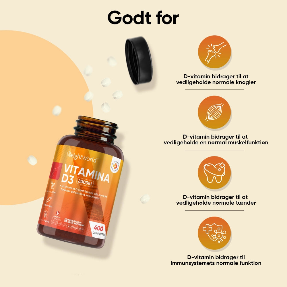 D3-Vitamin 2000IU (50 mcg)