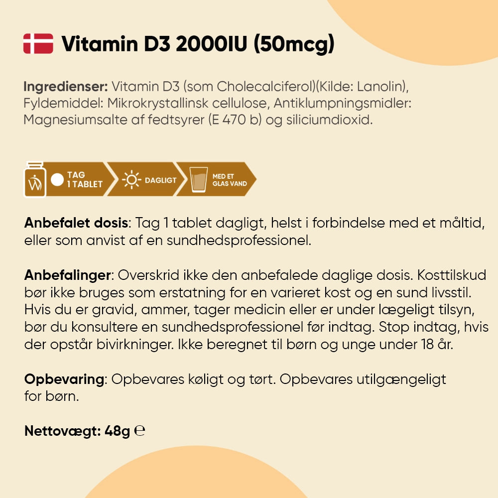 D3-Vitamin 2000IU (50 mcg)