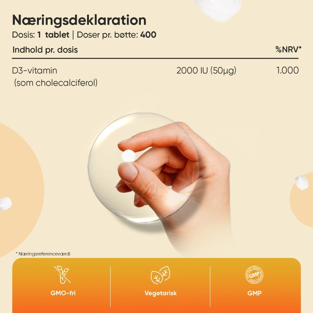 D3-Vitamin 2000IU (50 mcg)