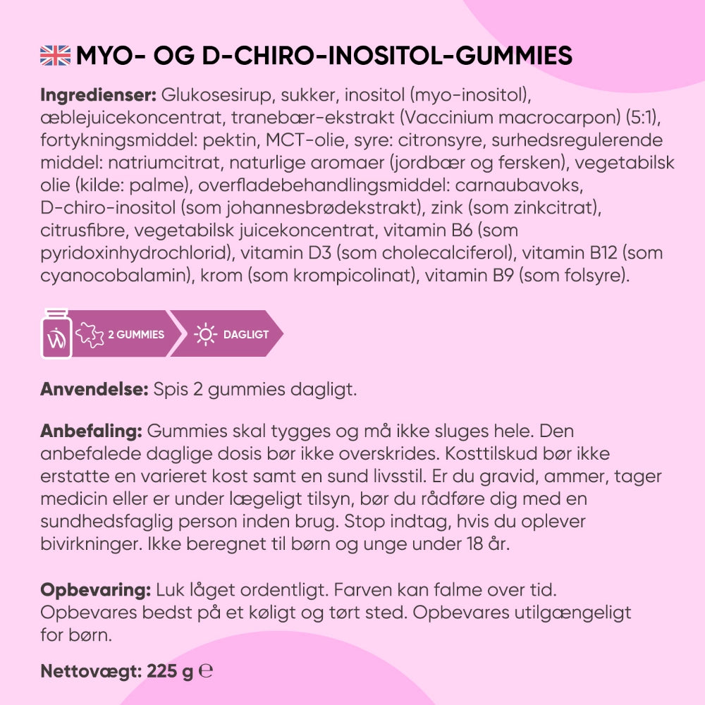 Myo- og D-chiro-inositol 709 mg