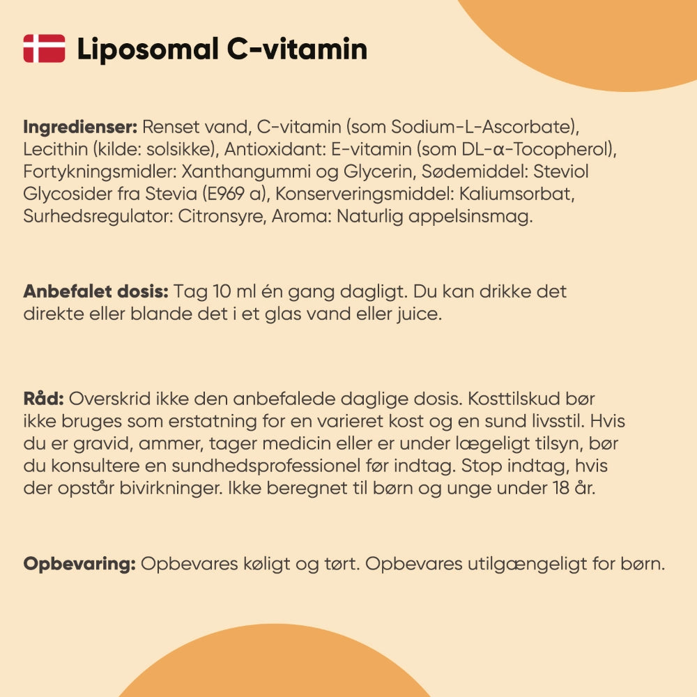 Liposomal C-Vitamin Drik