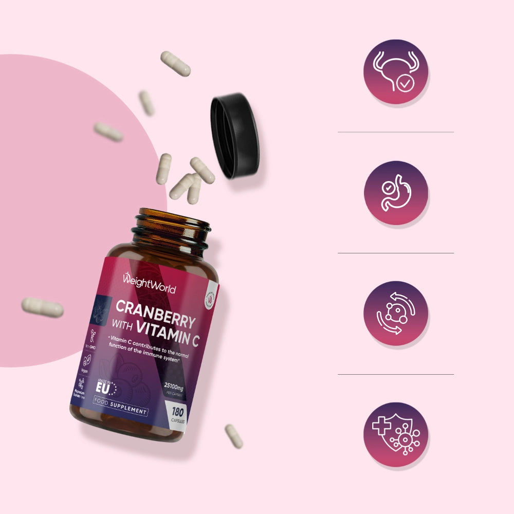 Tranebær m. C-vitamin 25100 mg