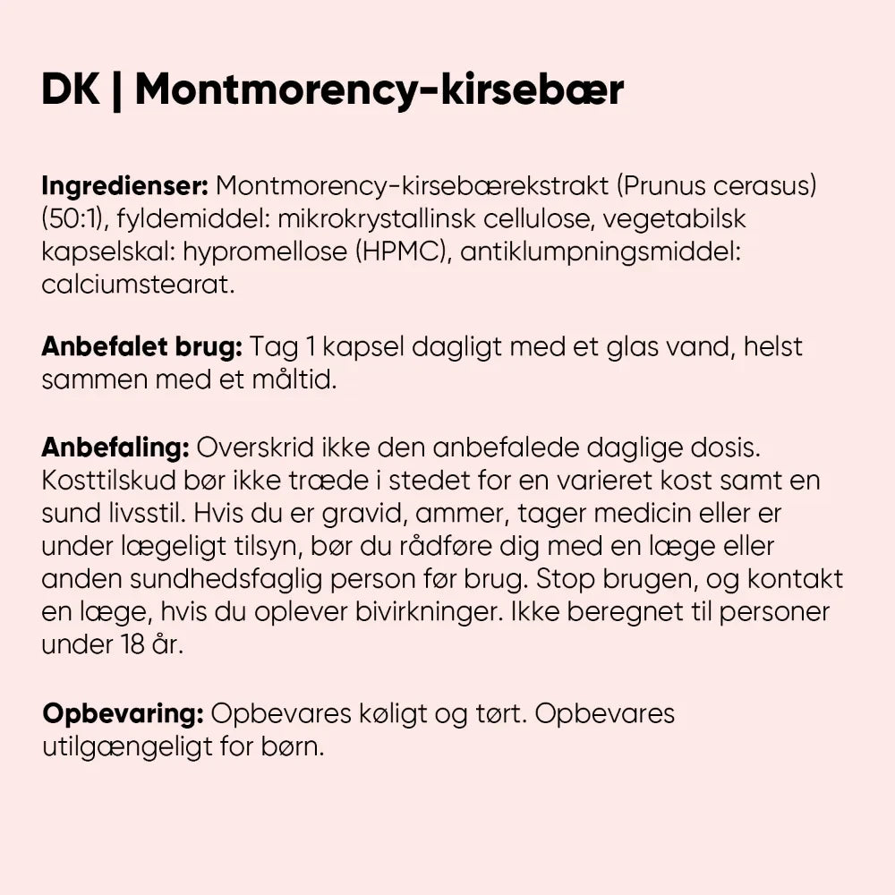Montmorency surkirsebær 6000 mg