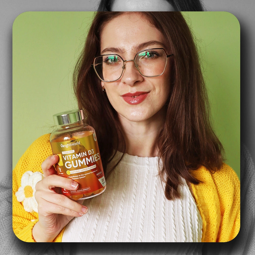 D3-vitamin-vingummier 100 mcg